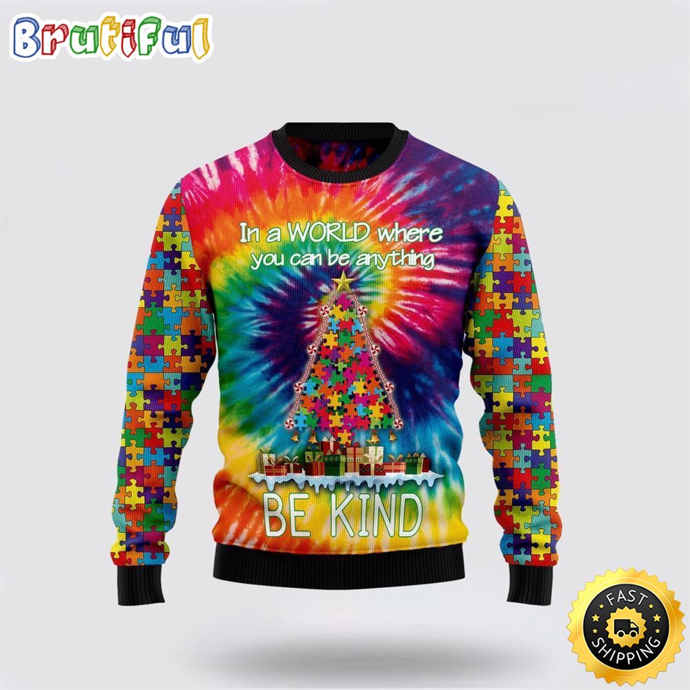 Autism Christmas Tree Ugly Christmas Sweater Christmas Gift For That Everyone Will Love