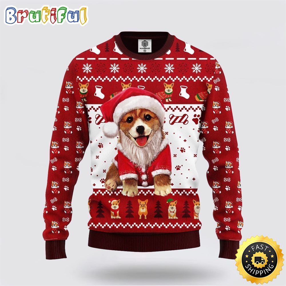 Corgi Noel Cute Christmas Ugly christmas Sweater Show Your Love For Your Furry Friend