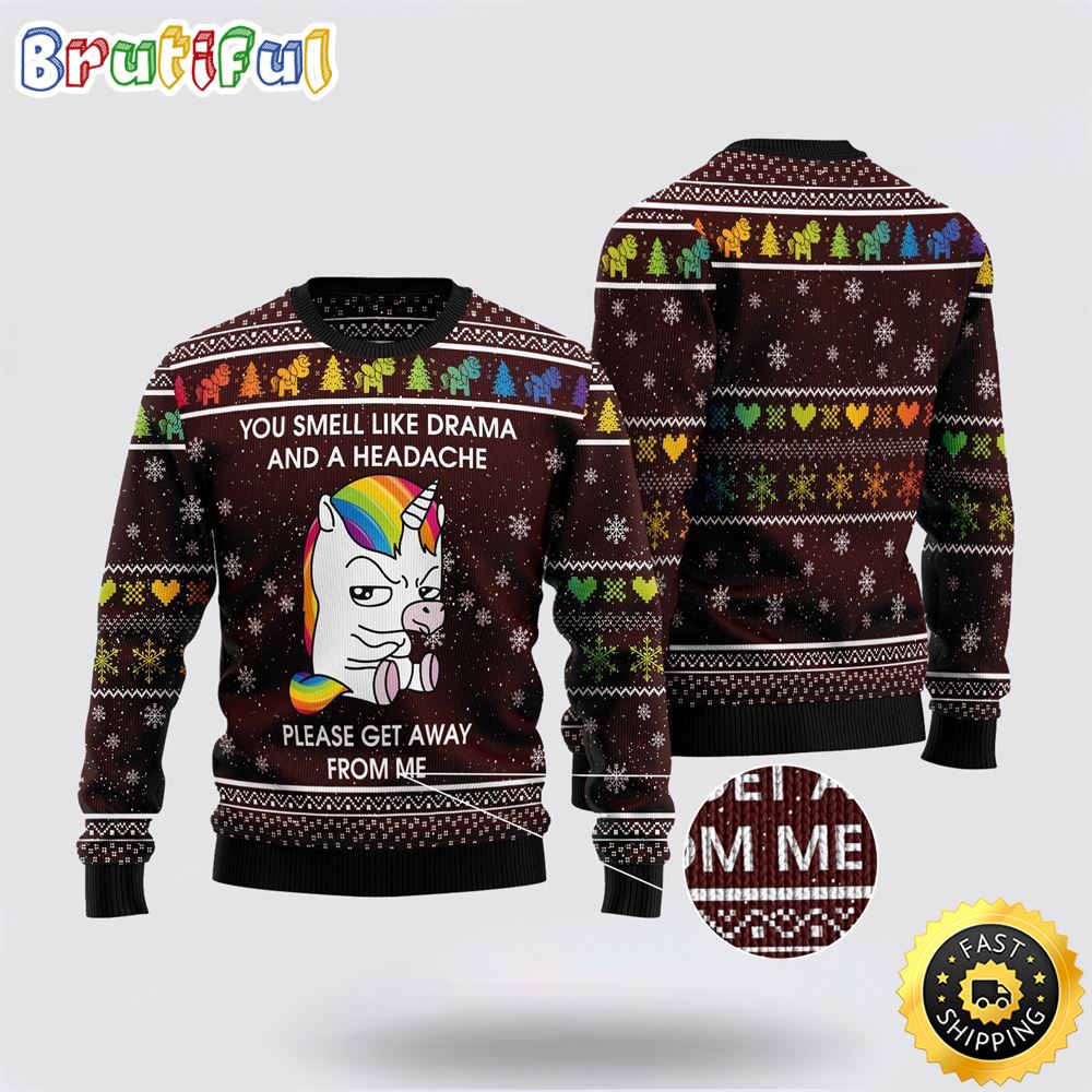 Funny Unicorn Ugly Christmas Sweater Perfect Gifts For Friends