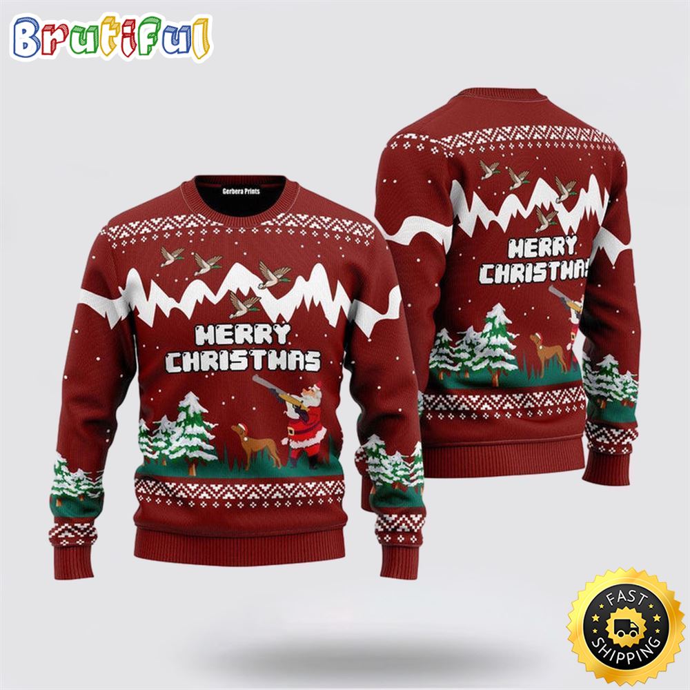 Merry Christmas Duck Hunting Ugly Christmas Sweater Christmas Gift For That Everyone Will Love