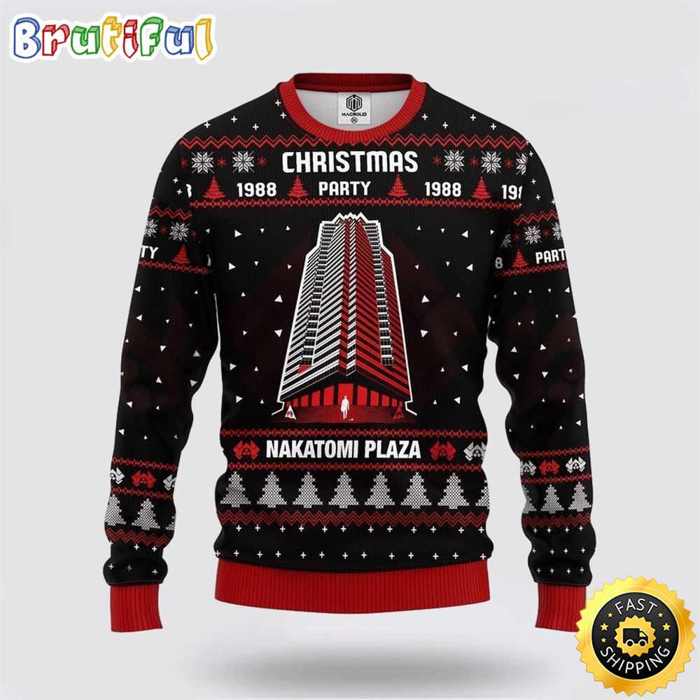 Nakatomi Plaza Merry Christmas Ugly Christmas Sweater Christmas Gift For That Everyone Will Love